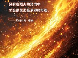 每日一句丨人的美德犹如名贵的檀木