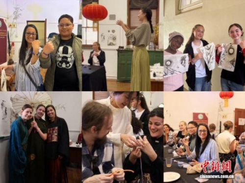 南非斯坦陵布什大学孔子学院团队近日在当地一处艺术中心举办“月满中秋·文化雅集”系列活动。图为活动现场集锦。(斯大孔院供图)