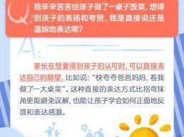 每日一题丨家长渴望孩子认可，能直接说吗？