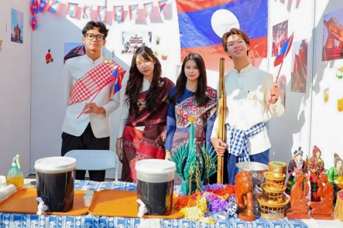 北京大学第二十二届国际文化节举行。校方供图