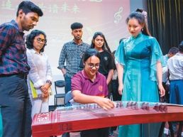 海外青少年近距离感知中国音乐魅力