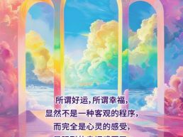 每日一句丨所谓好运，所谓幸福，是心灵的感受