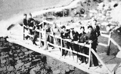 北洋工学院(今天津大学)西迁路上。资料照片