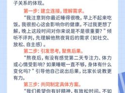 每日一题丨孩子假期在家，经常熬夜玩手机至凌晨，家长该如何引导?
