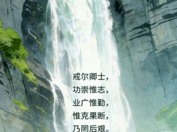 每日一句丨功崇惟志，业广惟勤