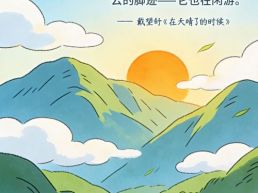 每日一句丨溪水在温风中晕皱