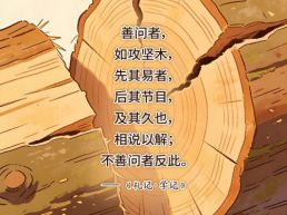 每日一句丨善问者如攻坚木