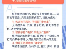 每日一题丨离异后孩子情绪低落，家长该如何安抚？