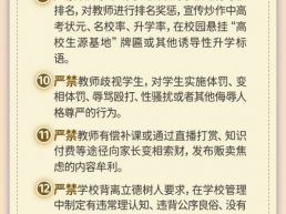 20条“严禁”！教育部为基础教育办学划红线