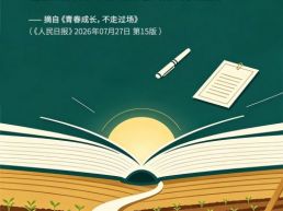每日一句丨教育要到真实的现场去经风雨、见世面