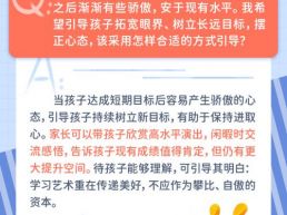 每日一题丨孩子获奖后心生骄傲，如何引导其摆正心态？