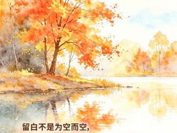 每日一句丨留白是把更多故事和想象留给观看的人