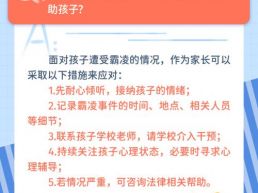 每日一题丨孩子被霸凌害怕上学，家长该如何帮助他？